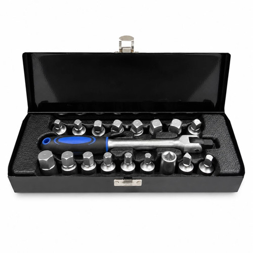 Autojack 18pc sump plug - 18pc, key