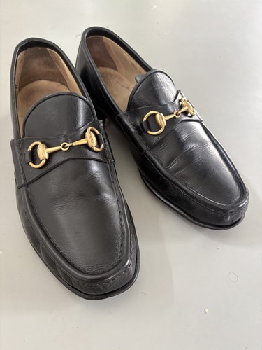 Gucci horsebit loafers black