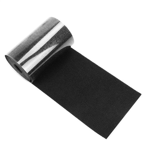 Black fabric repair tape - fabric, boat