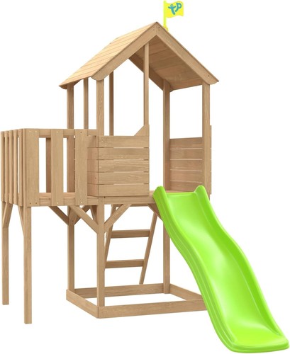 Wooden treehouse play tower - wooden,