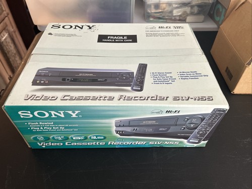 Sony slv n55 vhs video - slv-n55, hi-fi