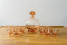 French pink depression glass - pink,