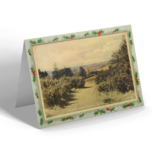 Xmas notelet vintage - notelet,