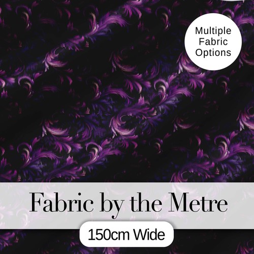 Dark purple ornamental swirl - dark,
