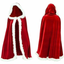 Red hooded cape - m,