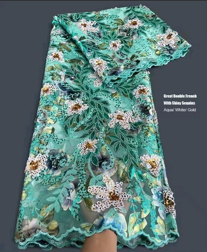 Luxury aqua french lace - luxury,