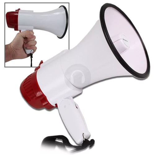 Megaphone 10w pistol grip - grip, loud
