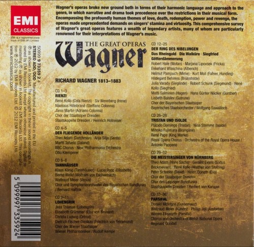 Wagner the great operas - wagner, cds