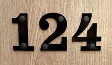 Acrylic house numbers with - acrylic,