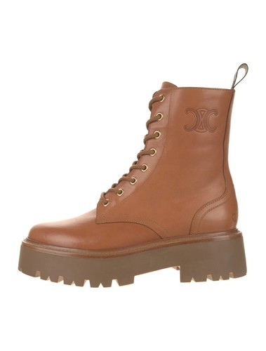 Celine leather combat boots - celine,