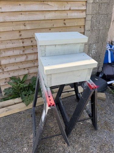 Solid timber steps hot tub - timber,