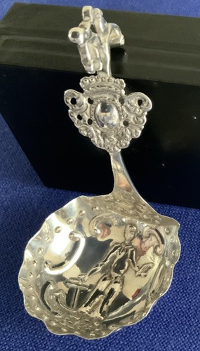 Silver apostle christening - apostle,