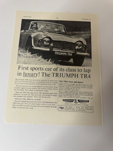 Original vintage 1963 triumph - vintage,