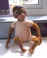 Reborn orangutan monkey - reborn,