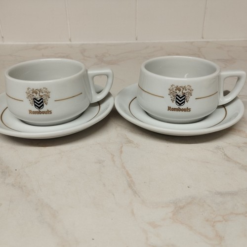 These antique cups - and, saucers