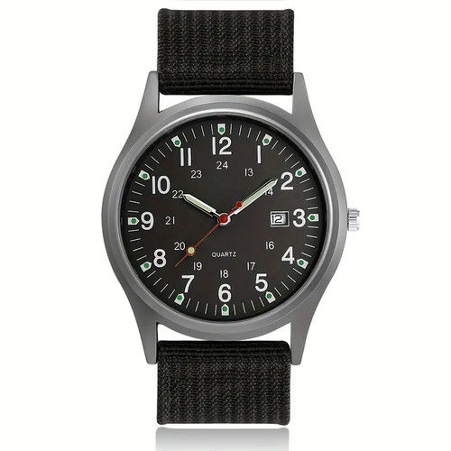 Men military leather date - leather,