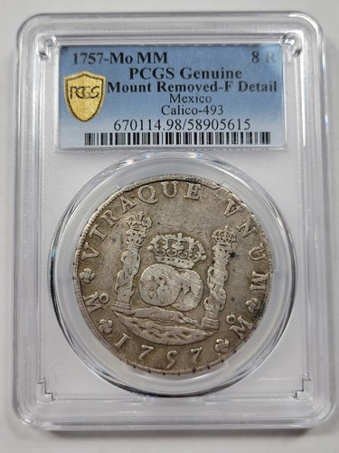 1757 mexico reales pillar - 1757,