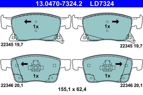 Disc ceramic brake pad - ceramic,