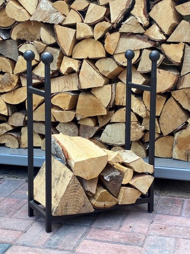 Bespoke log holder steel - holder,