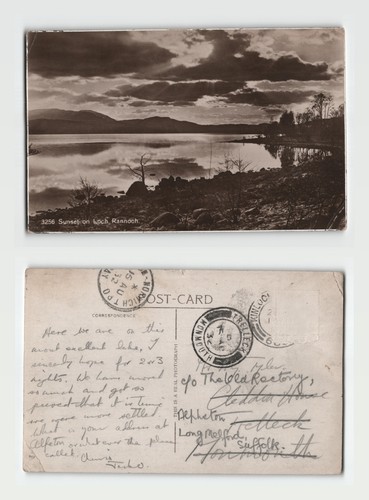 Postcard sunset on loch - sunset,