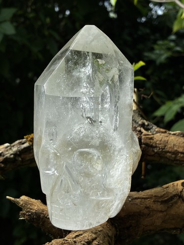Brazilian clear quartz skull - brazilian,