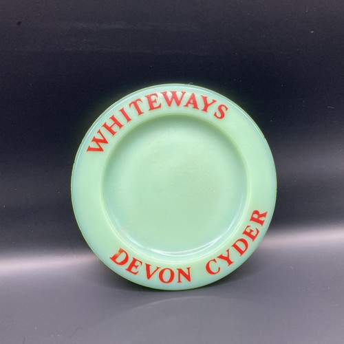 Ceramic advertising ashtray - advertising,
