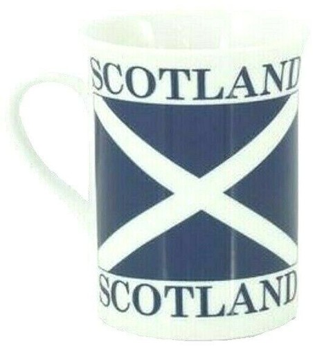 Scottish flag mug cup - mug, ceramic