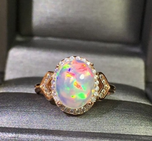Genuine opal ring statement - genuine,