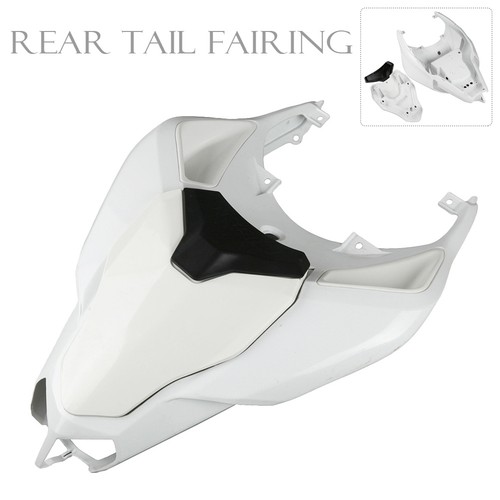 White rear back tail fairing - rear,