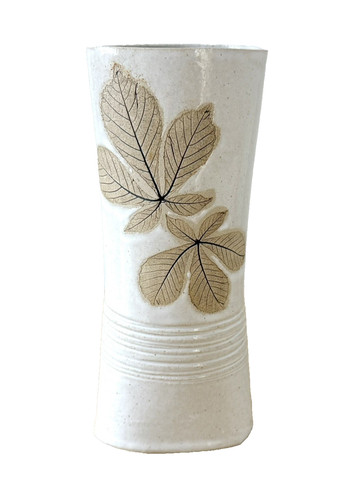 Studio pottery ceramic vase - pottery,