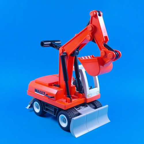 Playmobil large red excavator - large,