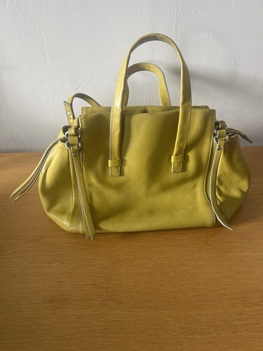 Radley yellow leather grab - radley,