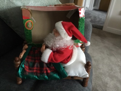 Christmas rocking santa - rocking,