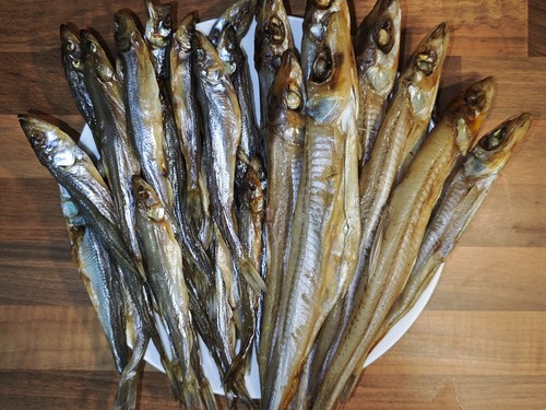 Dried smelt lat osmerus - smelt,