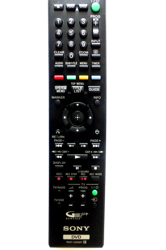 Sony dvd recorder remote - recorder,