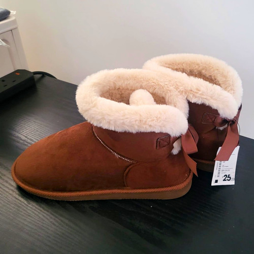Women brown faux suede - women’s,