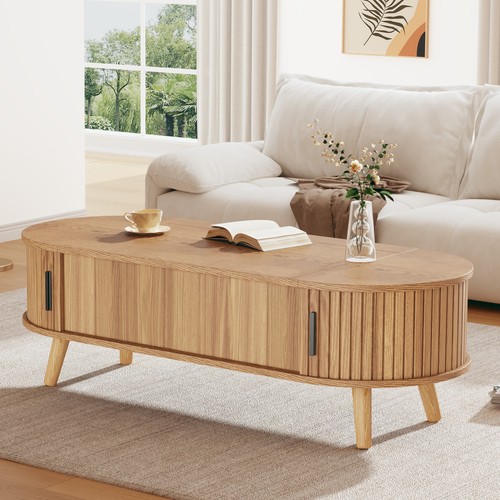 Oval coffee table - oval,