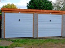 Concrete double garage - double,