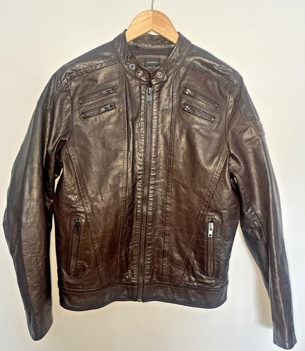Diesel mens large brown - brown, hide