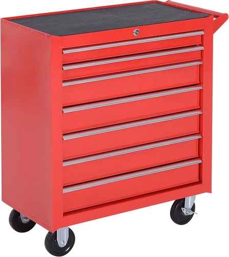 Drawer rolling tool chest - chest, on