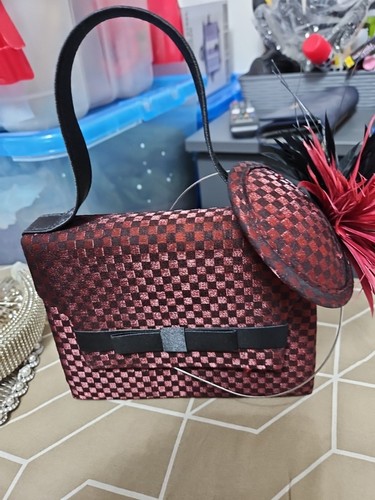 Handbag and fascinator set - and,