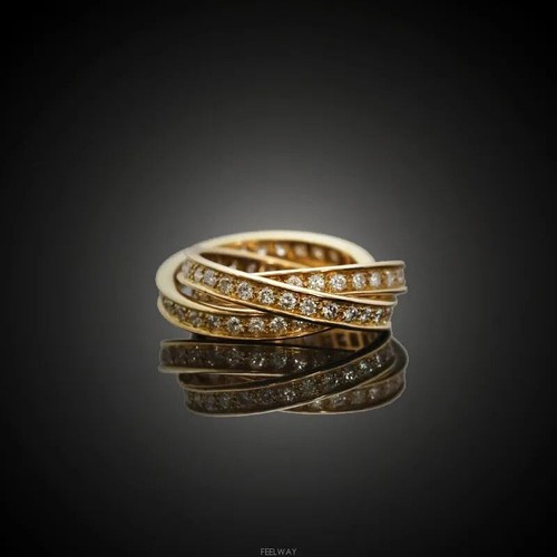 Cartier 18k trinity full - cartier,