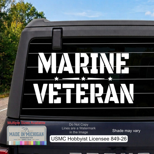 Marine veteran vinyl - marine,