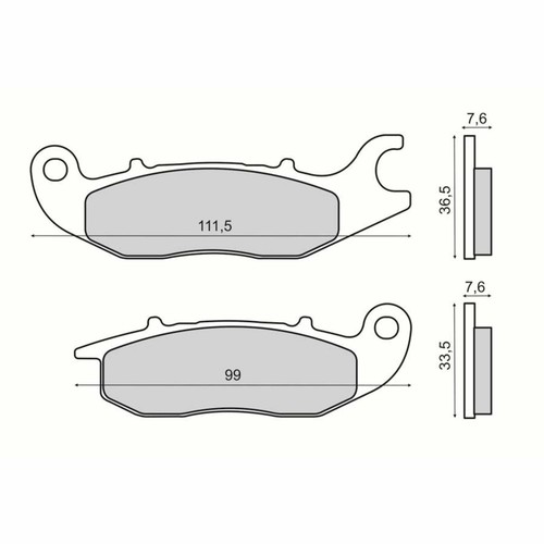 Piaggio pi000760 brake pads - piaggio,