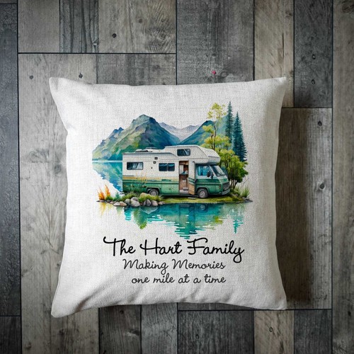 Personalised motorhome cushion - personalised,