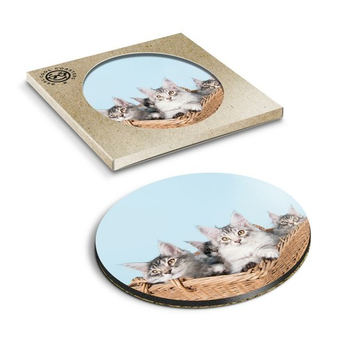 Boxed round coasters - x,