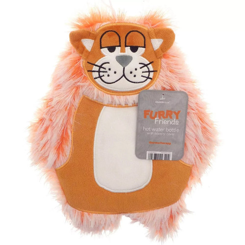 Hot water bottle with cover - water,