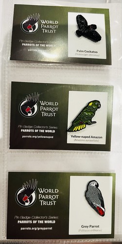 World parrot trust badge - parrot,