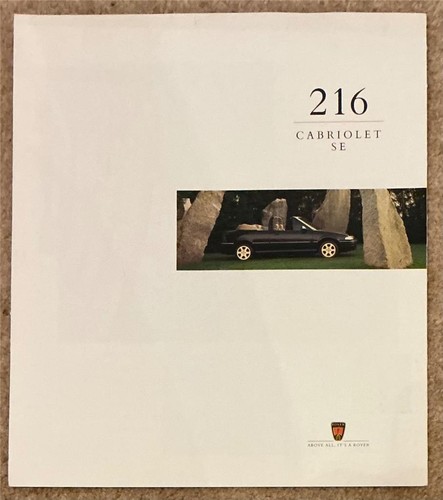 Rover 216 cabriolet car - 216,
