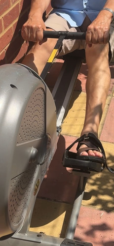 Deluxe magnetic rowing machine - rowing,